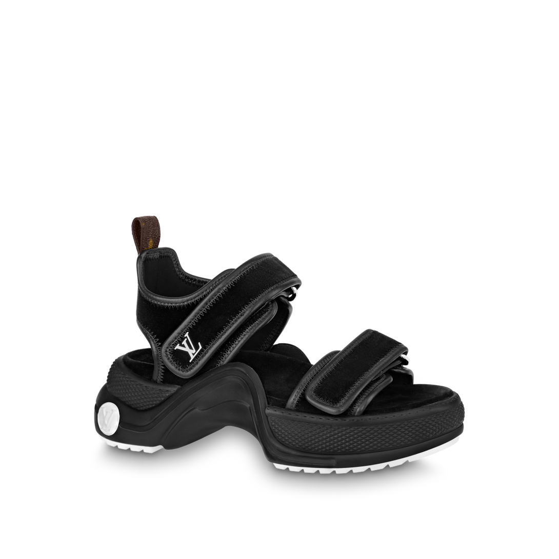 Louis vuitton sandals knock on sale off